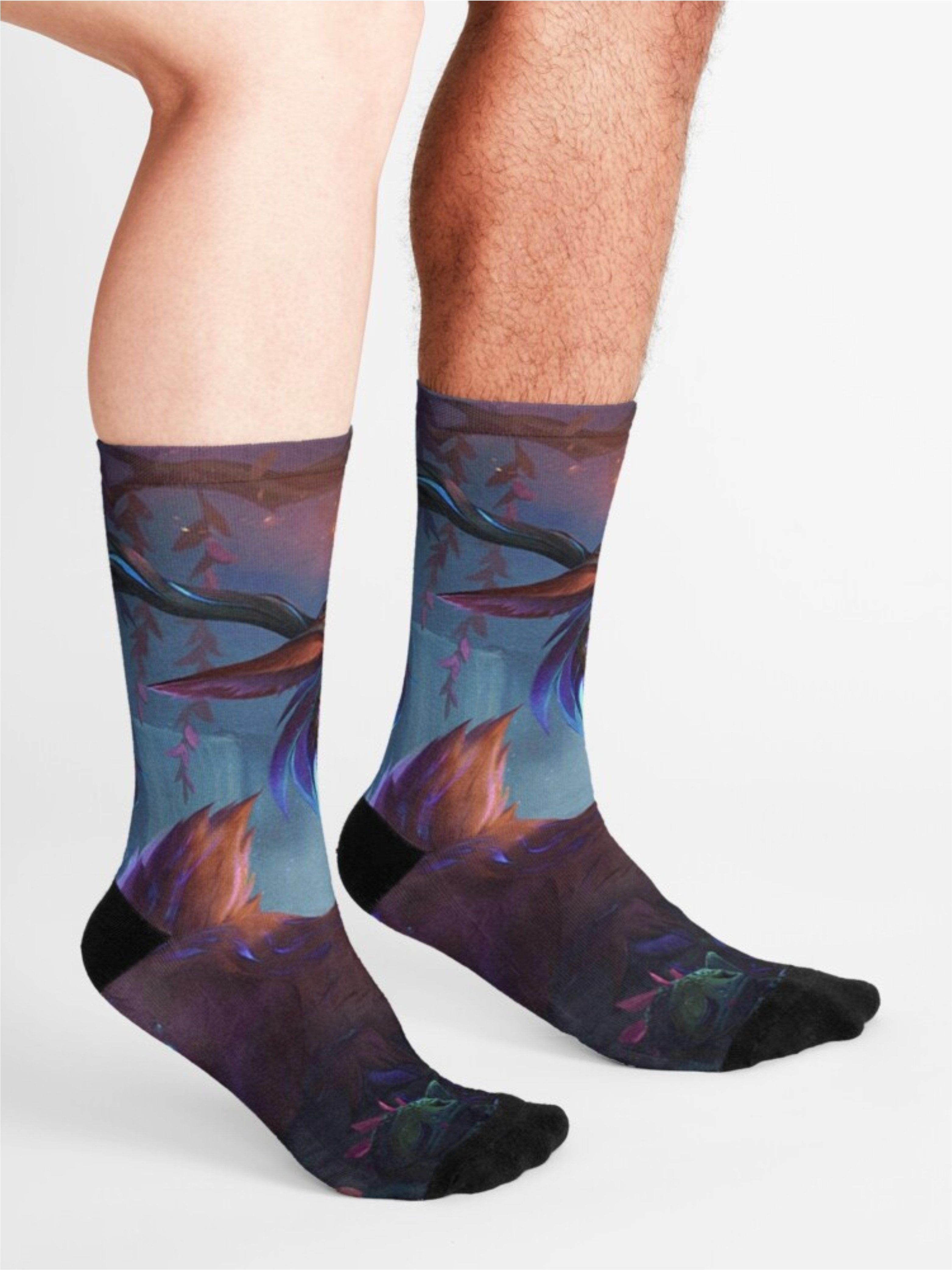 Unisex Printed socks Crew socks