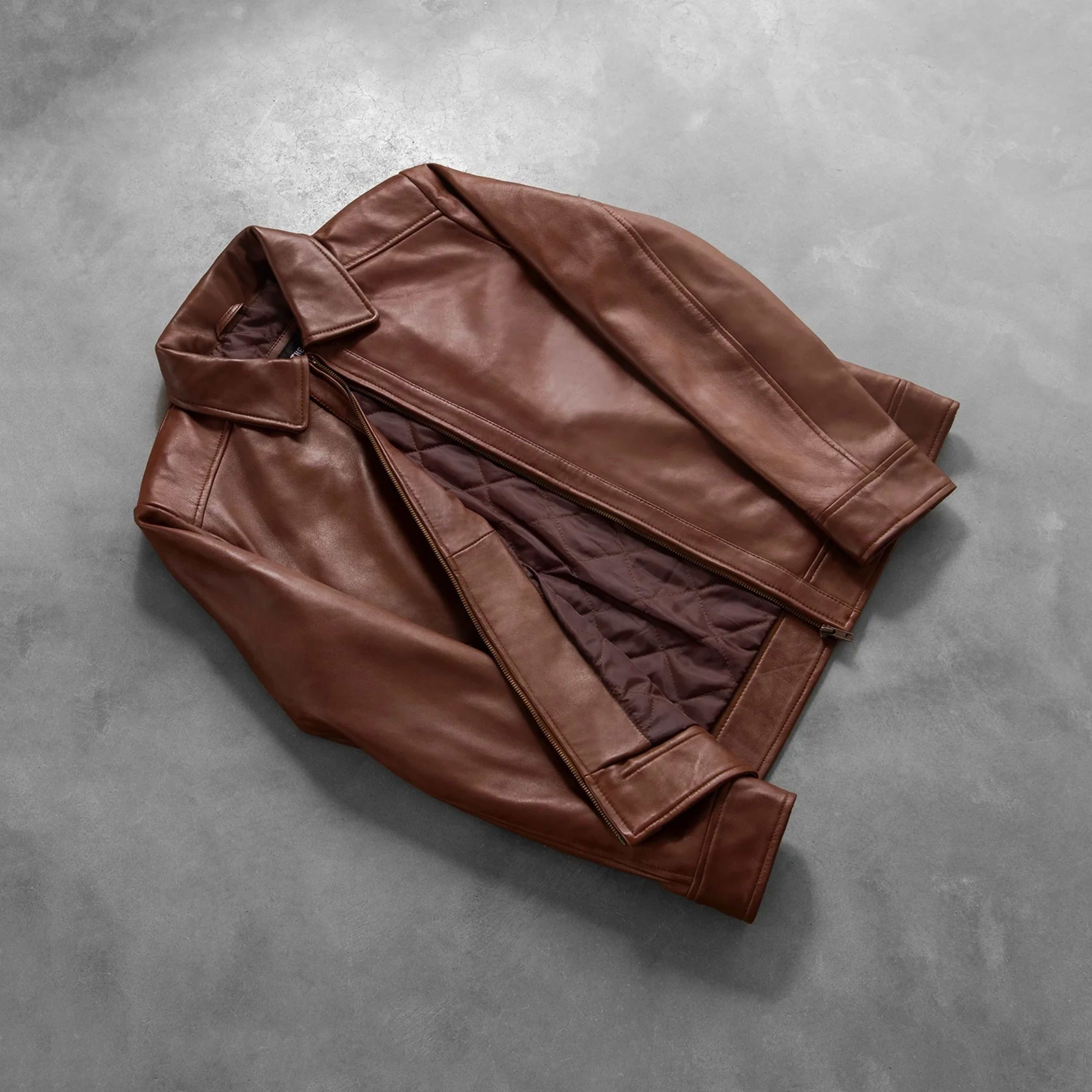 100% Original Sheepskin Leather Jacket