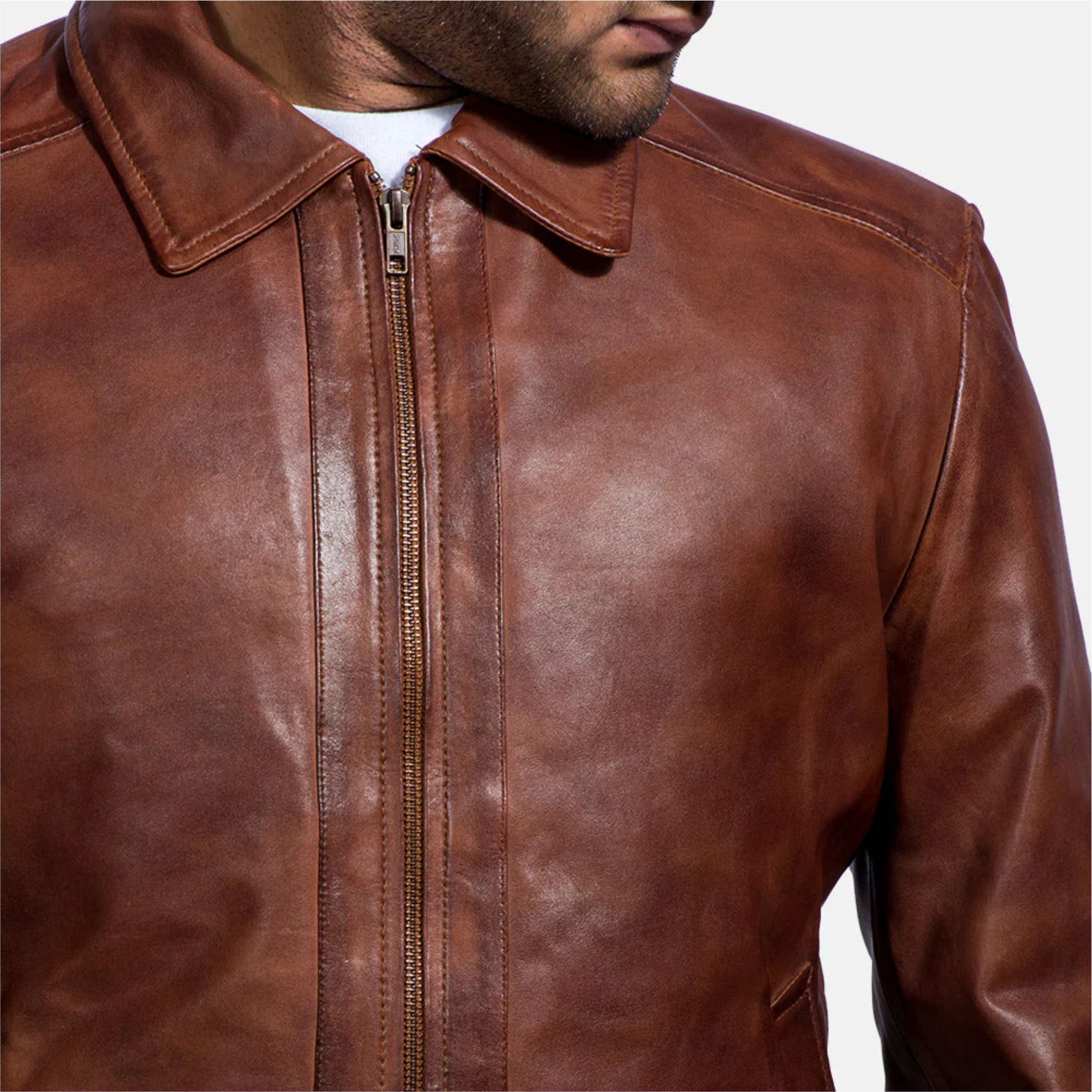 100% Original Sheepskin Leather Jacket